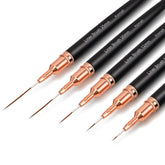 Komall Metallic Nail Art Brush 4mm for precise lines and clean detailing