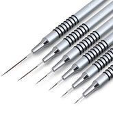 Komall 5mm nail art brush tip for precise gel line work
