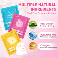 KONEUK mascarilla facial de colágeno para firmeza y humedad