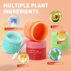 Sabores menta, toronja, coco y bayas para una experiencia sensorial.