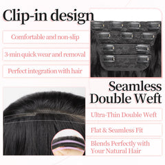 KooKaStyle natural-looking extensions blend with your hair for fuller daily looks.