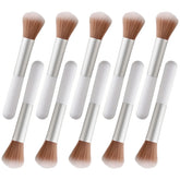Kootinn 10-piece fluffy brush set with mushroom design for versatile makeup application
