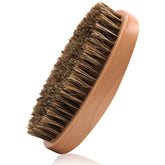 Kootinn boar-bristle brush with compact design for daily beard care