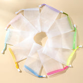 Kootinn bolsa de jabón malla exfoliante de doble capa para espuma abundante.