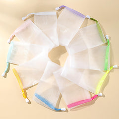 Kootinn bolsa de jabón malla exfoliante de doble capa para espuma abundante.
