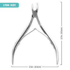 Kootinn cuticle trimmer ergonomic handle provides stable, comfortable control.