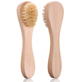 Cepillo seco mini Kootinn para la cara, exfolia suave y renueva la piel.