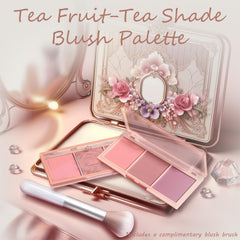Kootinn rubor rosa claro mate con brocha para un look natural
