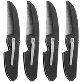 Kootinn sawcut folding mustache comb in compact form for travel grooming