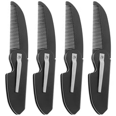 Kootinn sawcut folding mustache comb in compact form for travel grooming