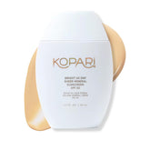 Kopari Bright Day sunscreen bottle showcasing mineral SPF 50 protection for daily use