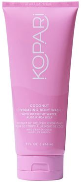 Kopari gel de ducha coco: botella visible y diseño limpio