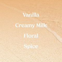 Spritz Kopari mist through hair for a creamy vanilla aroma.