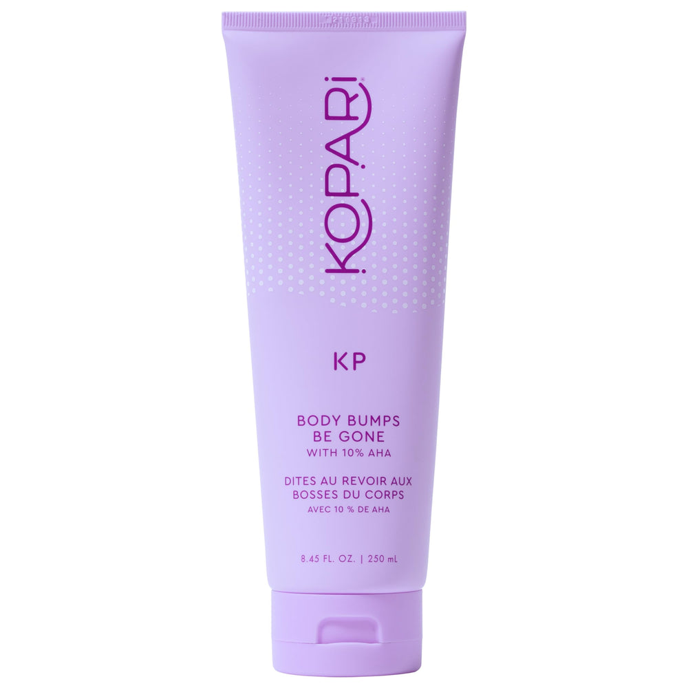 Kopari KP Exfoliante Corporal en tubo con 10% AHA para piel suave.