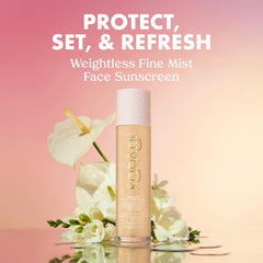 Kopari Sunglaze setting mist dispersion spray enables even makeup setting.