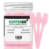 Kopperko cosmetic spatulas 2.5 inch pack for precise cream dispensing.