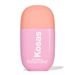 Kosas DreamBeam sunscreen spreads smoothly for a flawless makeup base with SPF 40.