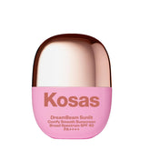 Kosas Mini DreamBeam sunscreen bottle shows travel-size packaging for on-the-go protection.