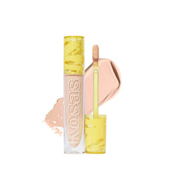 Kosas Revealer Concealer application image showing hydration and brighter under-eye area.
