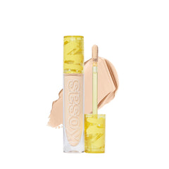 Kosas Revealer Concealer Tone 03 W tube close-up highlights hydrating formula