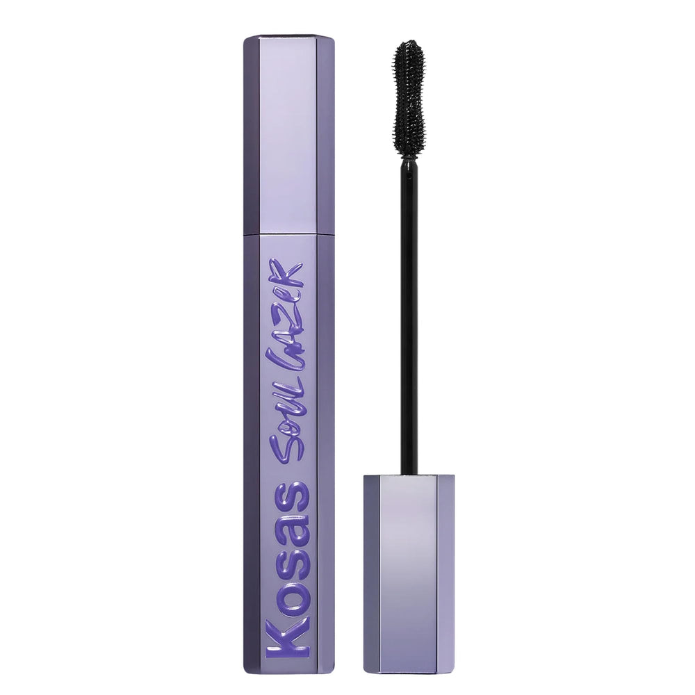 Kosas Soulgazer bottle closeup — clean packaging for an easy daily lash routine