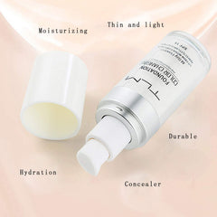 KOSIMI foundation swirl on skin demonstrates tone matching and smooth finish