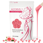 KOTAMU pink beads for sensitive skin enable gentle at-home waxing.