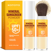 Kototo protector solar en polvo para cuero cabelludo, acabado invisible y SPF50.