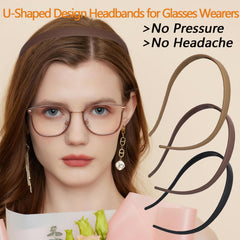 KOVOLITU tooth-grip headbands keep hair in place without slipping.