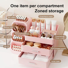 KQJS Makeup Organizer surface is waterproof and easy to wipe clean.