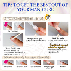 KQueenest almond chrome nails offer durable, salon-like results at home