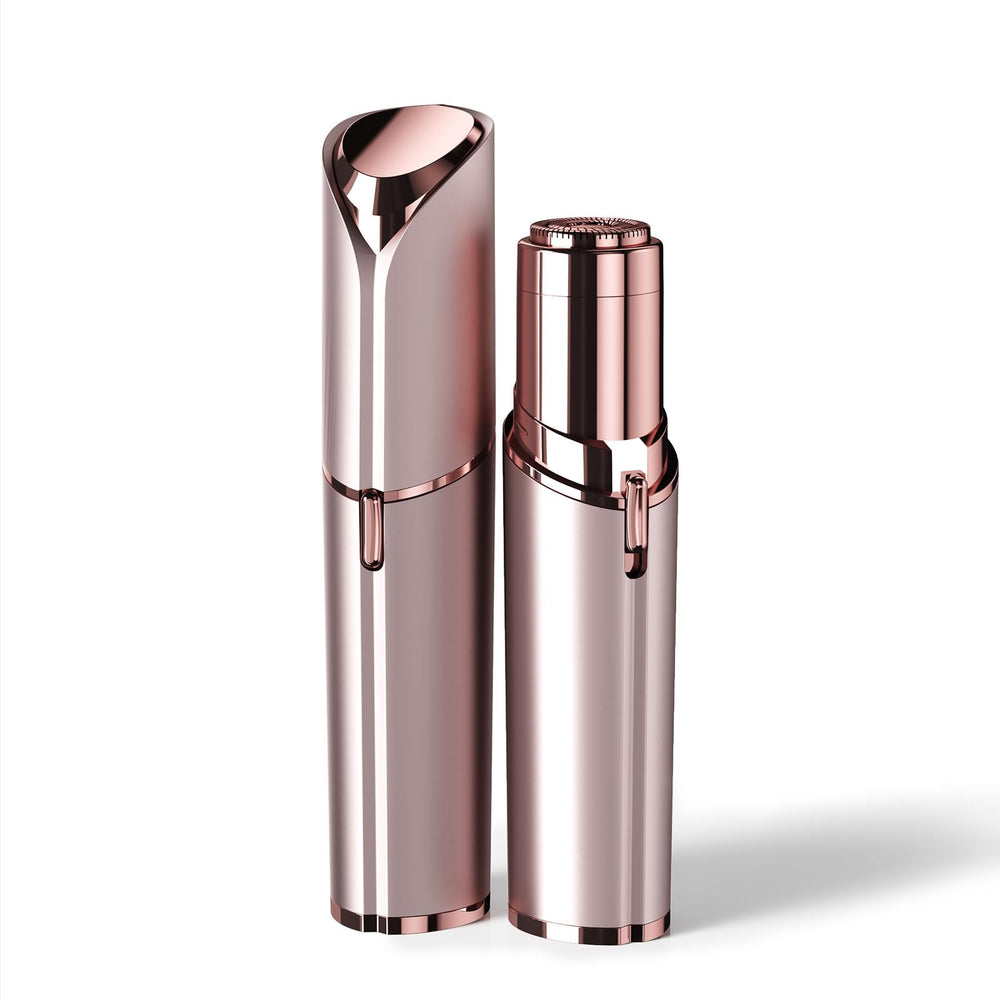 KRADAA facial hair removal in rose gold for smooth skin on the go.