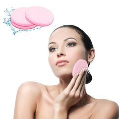 Krgiqn face cleansing sponge set with gentle exfoliation for smoother skin