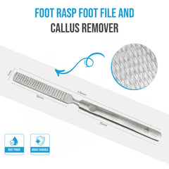 Krisp Beauty toe corn remover tool at work between toes for smoother skin