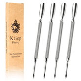Krisp Beauty Cuticle Pusher Set front view for at-home nail care.