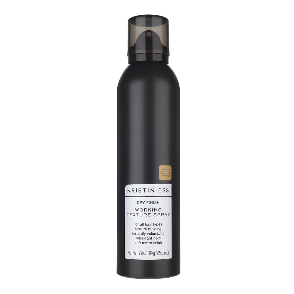 Kristin Ess texturizante seco para cabello: botella visible, añade textura y volumen para ondas