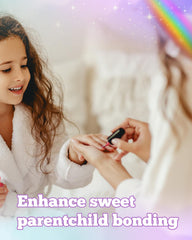 krofaue kids nail tips 10-sizes chart highlights quick fit for little fingers