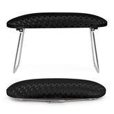 Krofaue Nail Arm Rest folding-design provides versatile support for long manicure sessions.