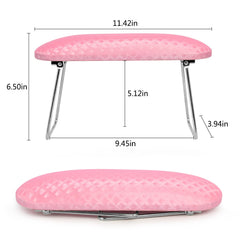 Krofaue Nail Arm Rest with stainless stand enhances stability for steady nail art.
