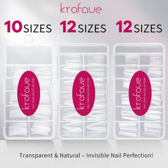 krofaue tips frances claros, versatilidad para diseños variados.