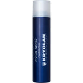 Kryolan Aerosol Fixing Spray bottle front view for long-lasting makeup hold.