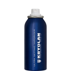 Kryolan Ultra Setting Vaporizer blue mist illustrates quick setting for matte finish