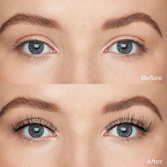 KSYOO wispy 3D faux mink lashes with clear band for natural extension-like look.