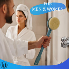 KT Deals cepillo de ducha con alcance largo para espalda y pies