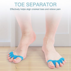 KTSAY blue toe spacers support bunion relief during workouts