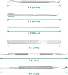 KuanStore professional surgical steel pedicure tools for durable use