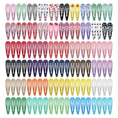 KUBOM broche de pelo metal color candy, ideal para peinados diarios y agarre seguro.