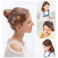 Pinzas de estrella en colores mezclados para estilos variados.