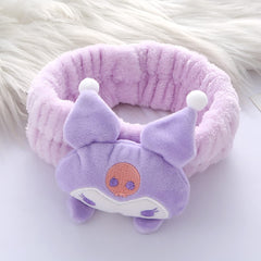 Kugiter diadema spa kawaii, diseño adorable para peinar y maquillaje sin resbalones.