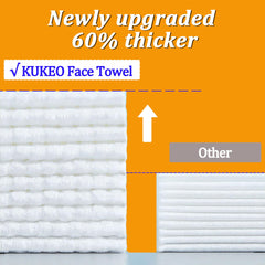 KUKEO lint-free disposable face towels ideal for clean, streak-free skincare.